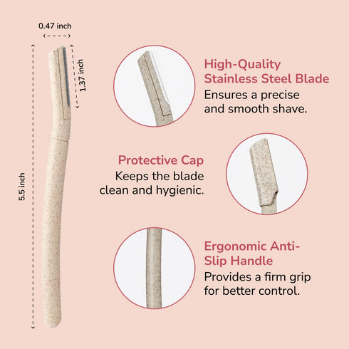 Face Razor For Women- 3 Razors